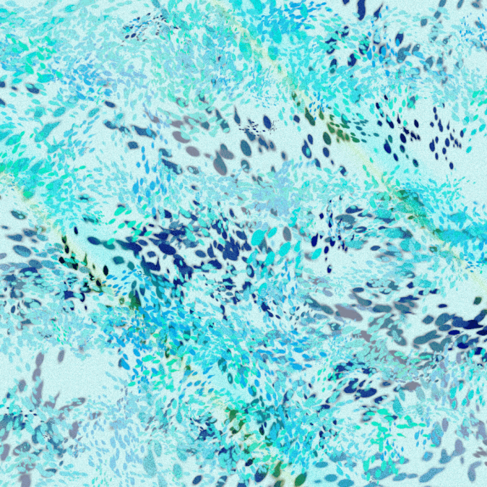 This is the same background, but I added layers of confetti, each with different RGB noise values, overlaid with the CD gradient in Vivid Light at 21.5% opacity.