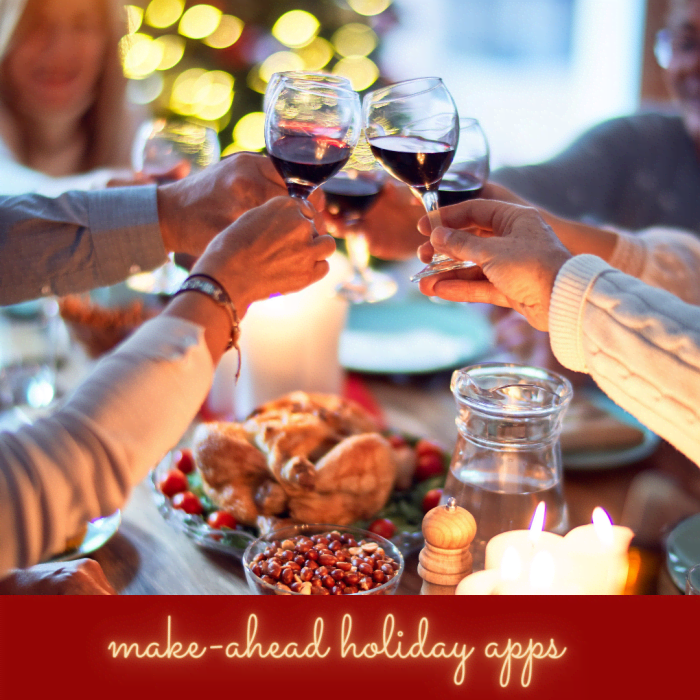 These appetizer ideas will save you lots of stress and allow you to enjoy your party along with your guests!