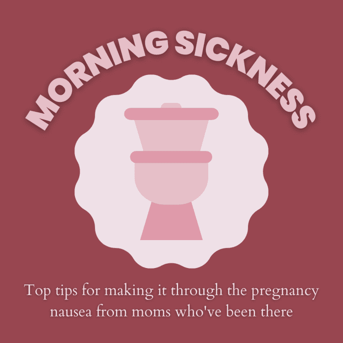 This article will provide eight practical tips for helping you get through pregnancy morning sickness—all of which come from moms who've been there.
