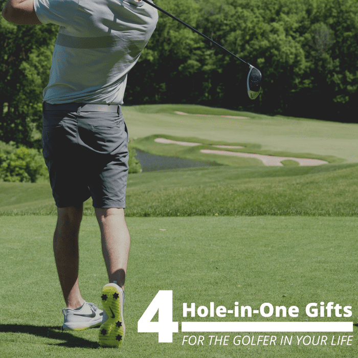 If your loved one has a passion for hitting the links, why not get them something they can use while they play?
