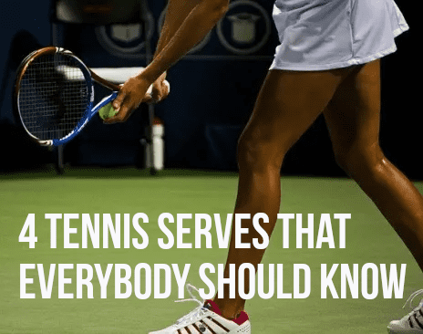 For my explanation of the 4 main types of tennis serve, please read on...