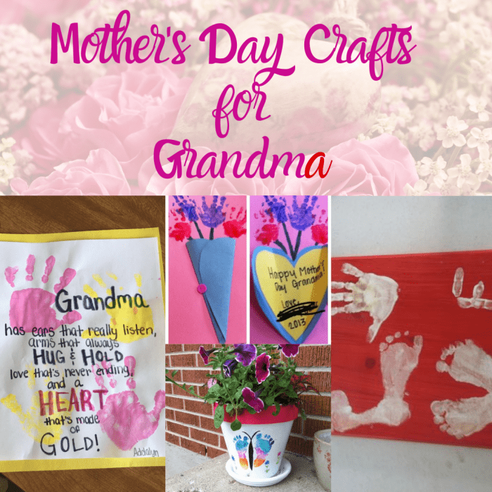 30+ Adorable DIY Mothers Day Crafts for Grandma that show her she is