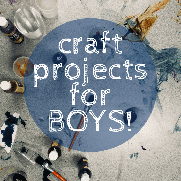 41 Art and Craft Project Ideas Especially for Boys Ages 5 to 8 - FeltMagnet