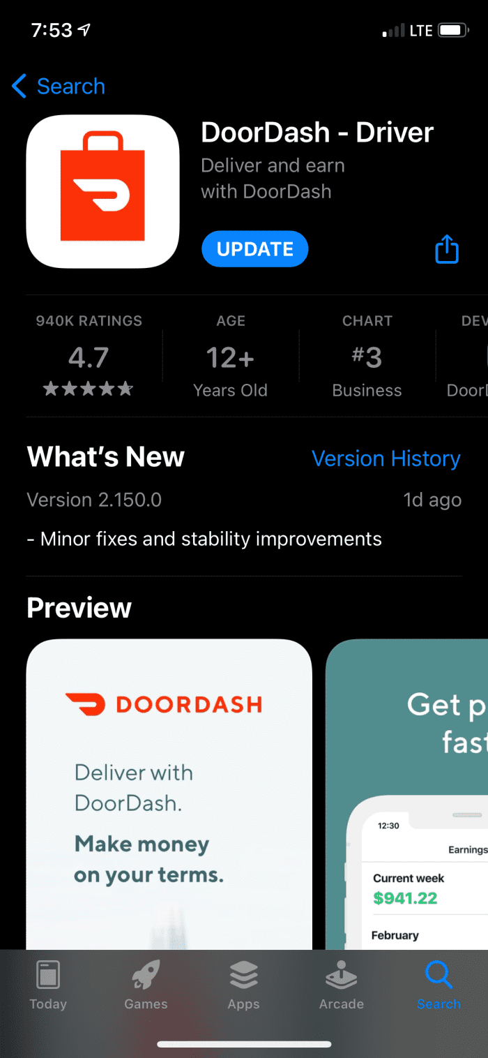 This is the app that you will need to download to begin dashing.