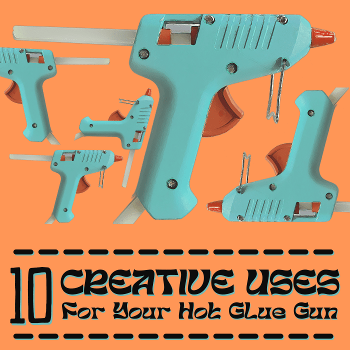 Do you have a glue gun that's collecting dust in your junk drawer? Here are 10 ways to put it to work!