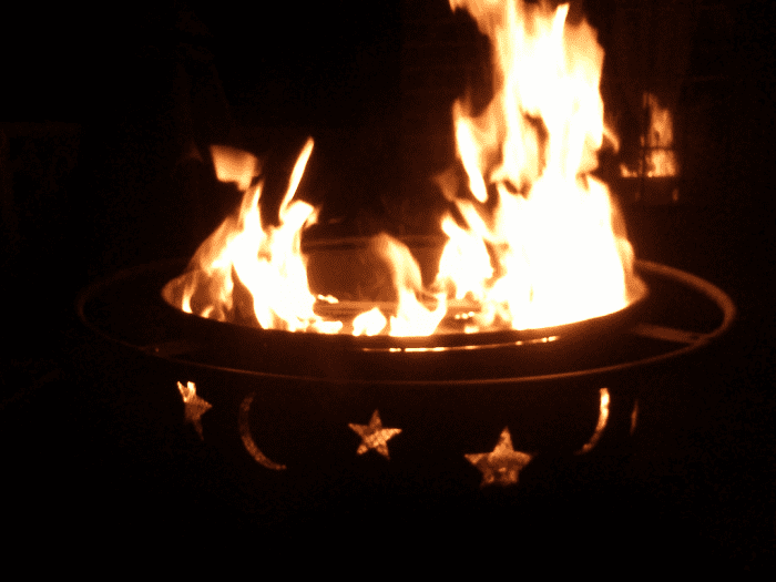 Fire pits can be used as a smaller and safer alternative to bonfires in Beltane celebrations.