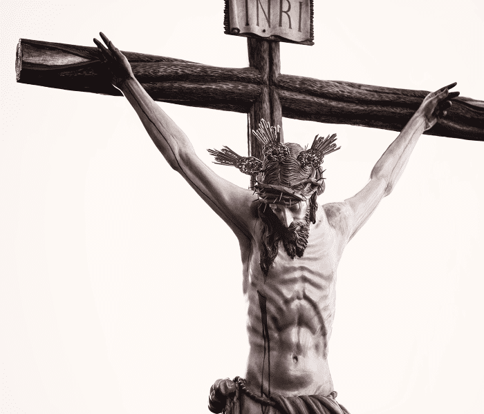 Romans 5:8, "But God demonstrates his own love for us in this: While we were still sinners, Christ died for us."