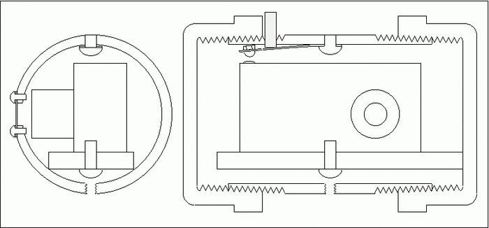 For those of us who need a blueprint, this illustration should give a basic idea of how to make a Faraday cage. Just remember to add the grounding circuit when done and it is in use.