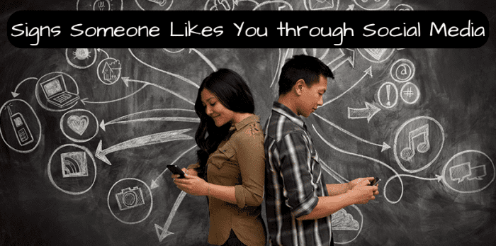 Social media messages are often used to help foster a romantic connection. Someone who consistently talks to you and likes your posts might want to date you.