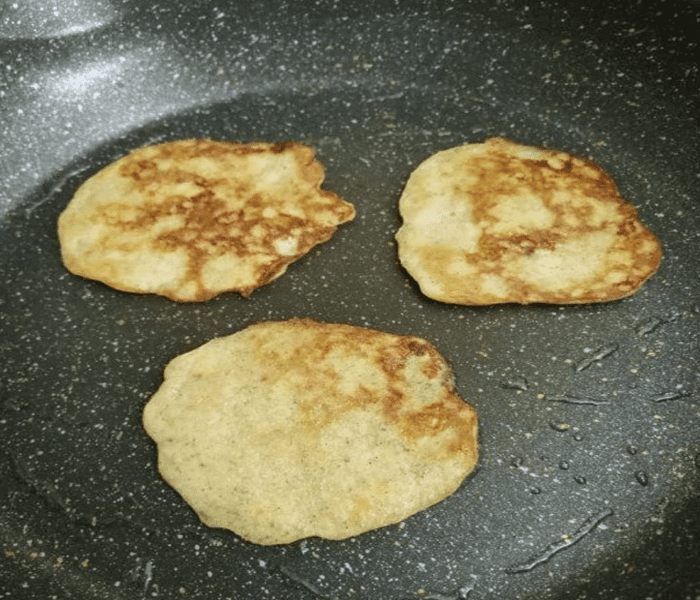 The brown sugar and the natural sweetness from the banana leaves a brownish sear when cooked