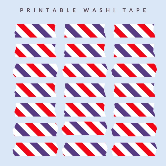 10 Printable Washi Tape Designs for Your Next Creative Project - FeltMagnet