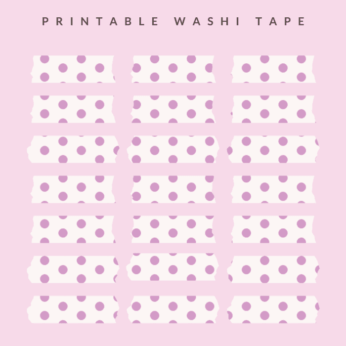 10 Printable Washi Tape Designs for Your Next Creative Project