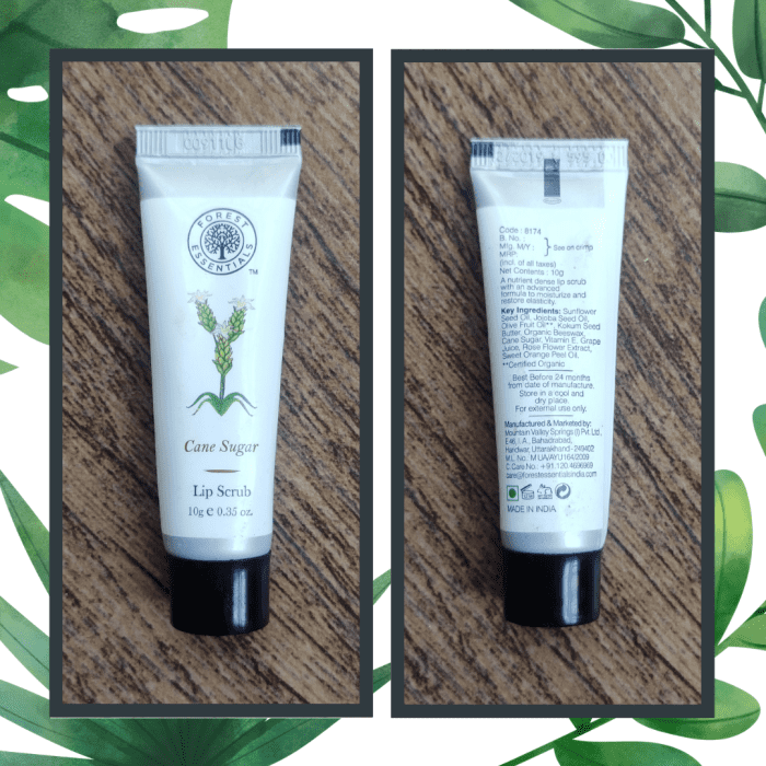 Forest Essentials Cane Sugar Lip Scrub Review HubPages