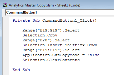 Final code to be added to a Command Button in Excel 2007 or Excel 2010.