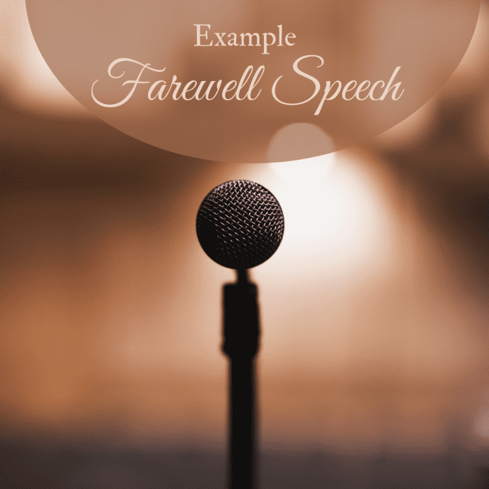On occasion, you'll need to prepare a farewell speech to say goodbye and thank you to a departing teacher or mentor. Here's a sample you can use as inspiration.
