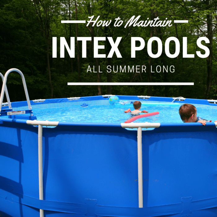 Care for your Intex pool properly to enjoy swimming in crystal clear water all summer long.