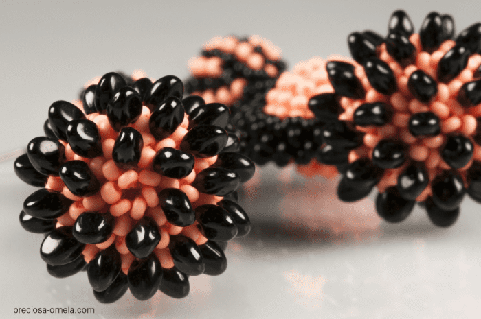 High quality uniform beads are a better choice for bead weaving designs.
