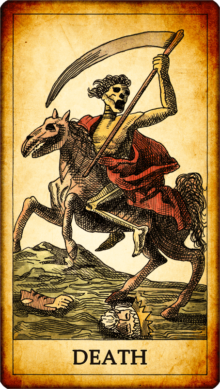 The Death card comes for everyone. No one can avoid sudden change. The card doesn't necessarily indicate an actual, literal death. It more than likely is hinting at a transformation.