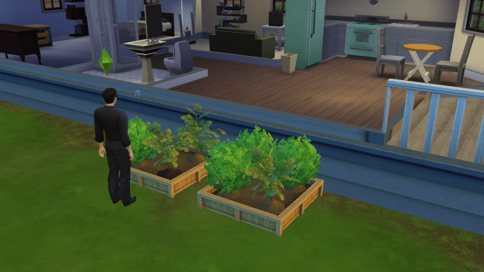 "Sims 4" gardening for profit!