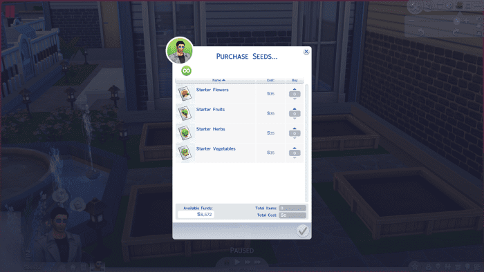 "Sims 4" starter seeds pack.