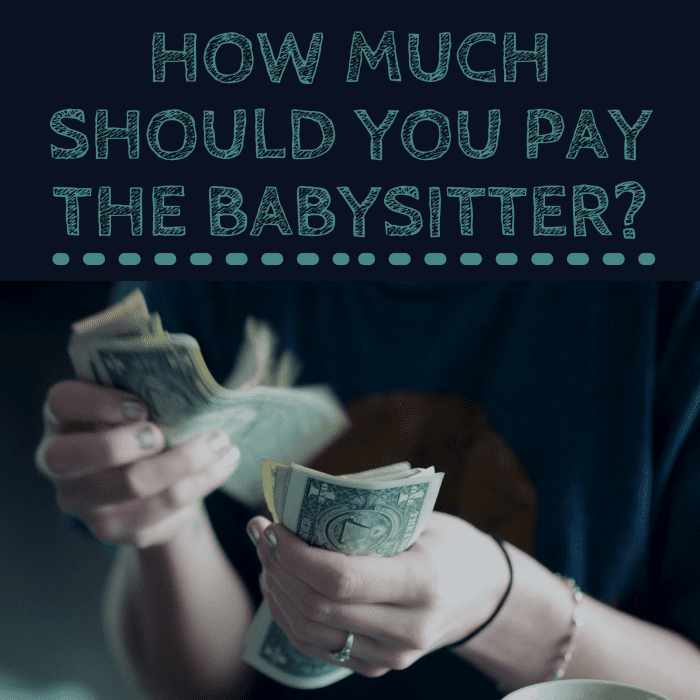  Combien devriez-vous payer à la baby-sitter?