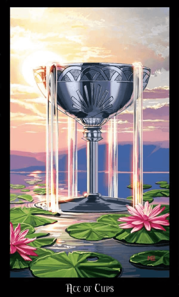 You need water to live. You cannot stay thirsty forever. The Suit of Cups reminds us what is essential for life. Remember: all our lives trace back to the ocean.