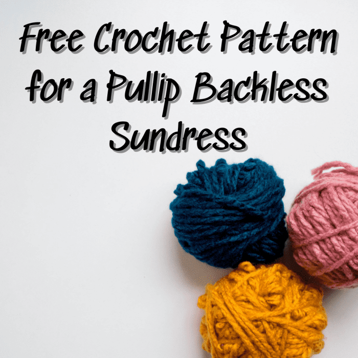 Pullip Backless Sundress (Free Crochet Pattern) - HubPages