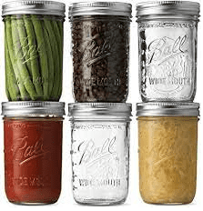 Mason Jars, wide mouth makes everything easier. You will want 16oz jars for infusing, smaller jars may be desired for the finished product.