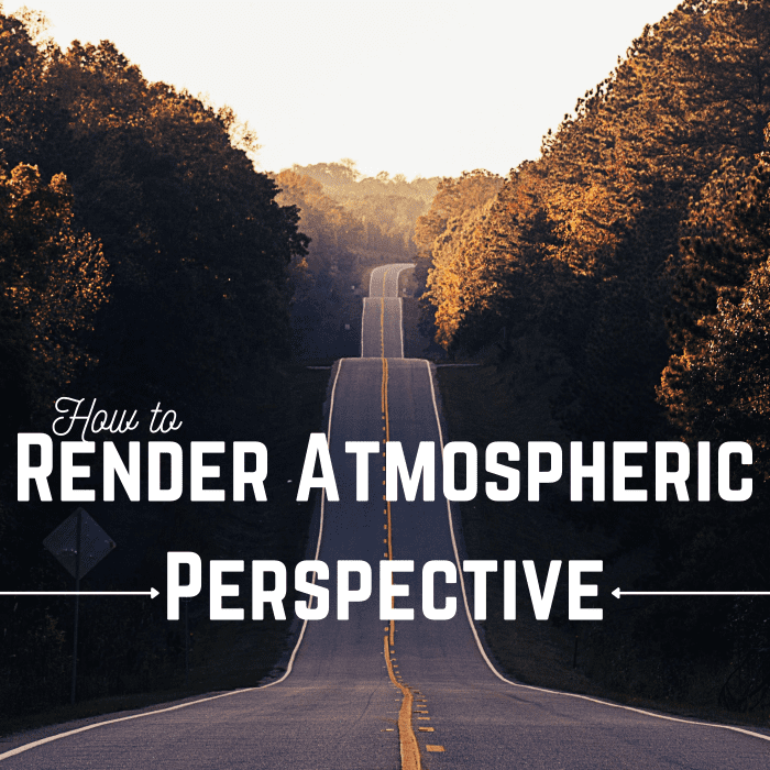 How do you represent distance and depth in art? Learn aerial perspective and tips on how to render distant objects in painting.