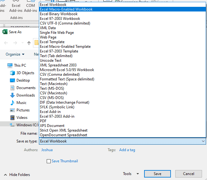For macros to work in the future you must save the workbooks that they are saved to as macro-enabled workbooks.