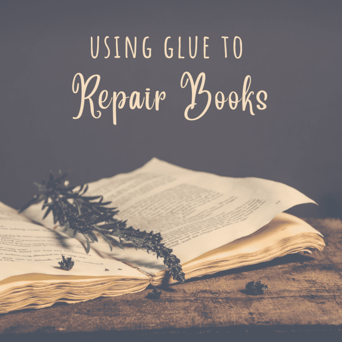 Learn how to repair glue-bound books.