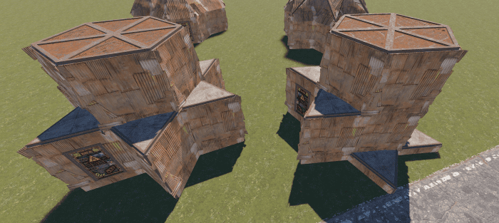 Builds walls over the furnace, floor frames above the furnace, and place floor grills inside the floor frames. You can use fewer walls if leaving the foundations uncovered, but it does make the base vulnerable to a soft side eco raid.