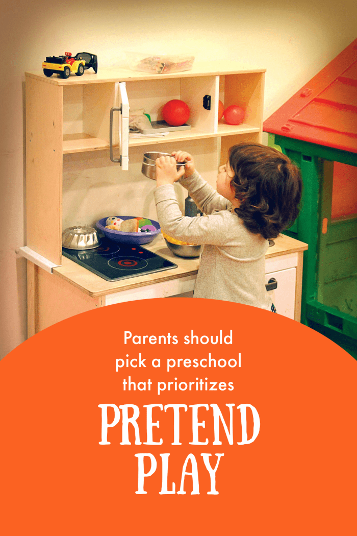 Pretend play is how preschoolers learn best and is far more effective than workbooks, circle time, and other structured activities.