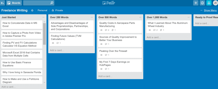 There are all kinds of tools out there that can help you keep yourself organized while you write.