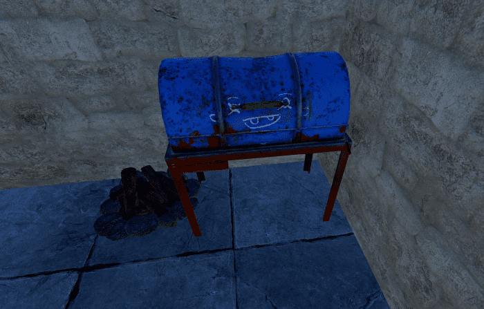 Simply pop the raw meat and some wood into a barbecue or campfire and turn it on to start cooking. Don't burn it! A campfire has 5 slots to cook with while a barbecue has 12. Neither of which require a blueprint so using a barbecue is preferred.