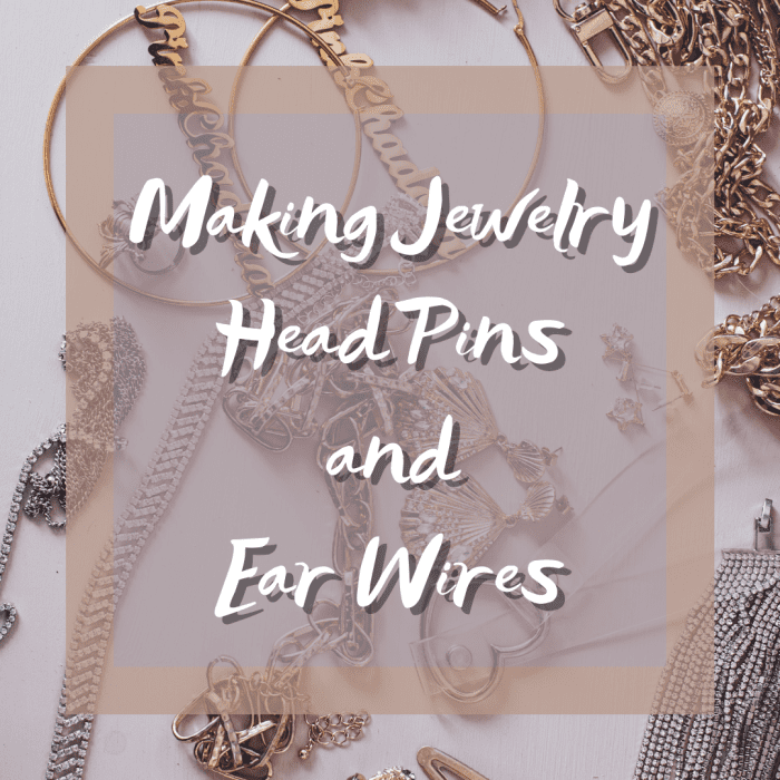 This tutorial will teach you how to easily create your own balled headpins and ear wires for jewelry.
