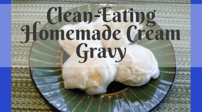 Clean-Eating Homemade Cream Gravy Recipe - Delishably