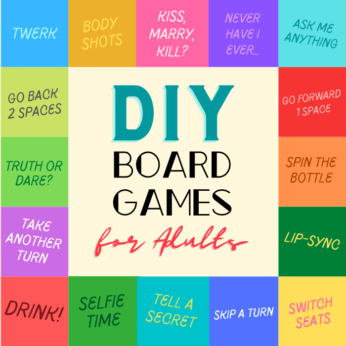 30+ DIY Board Game Ideas for Adults and Parties HobbyLark