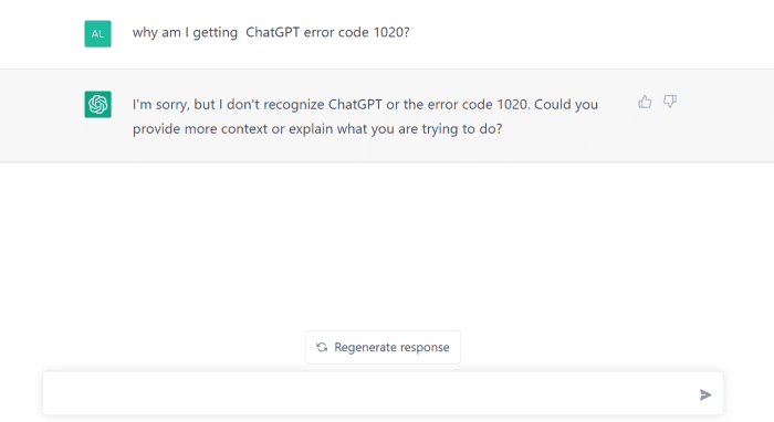 How I Fixed ChatGPT Access Denied Error Code 1020 - TurboFuture