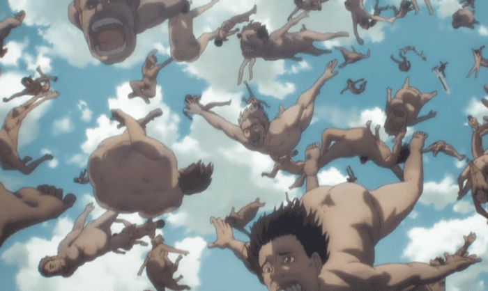 it's raining titans! Oh my God! It's raining titans! Oh Lord!