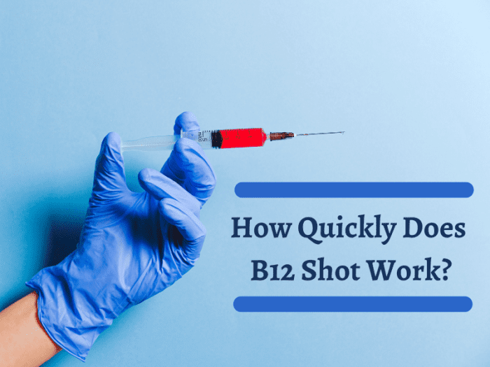 How Quickly Does a B12 Shot Work and How Will I Feel? CalorieBee