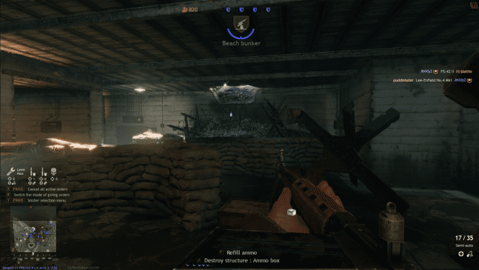 Extra Tip; when defending, build sanbag walls and wire traps in locations where the enemy can enter the postions you are defending, do this in advance! and deploy anti-personal mines too.