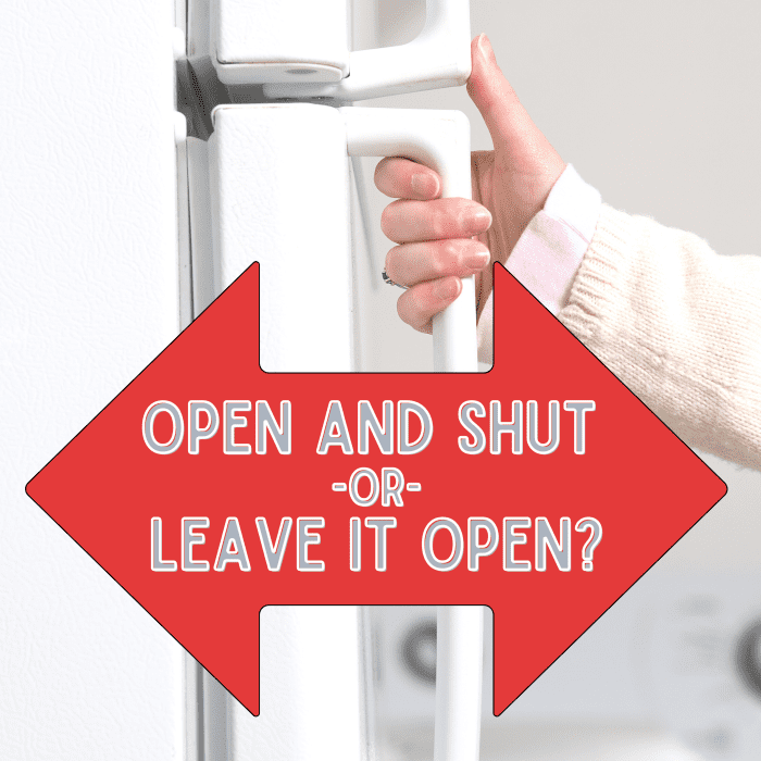 Should You Leave the Fridge Door Open or Open and Shut It Multiple