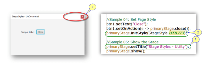 JavaFx Stage Styles - Owlcation