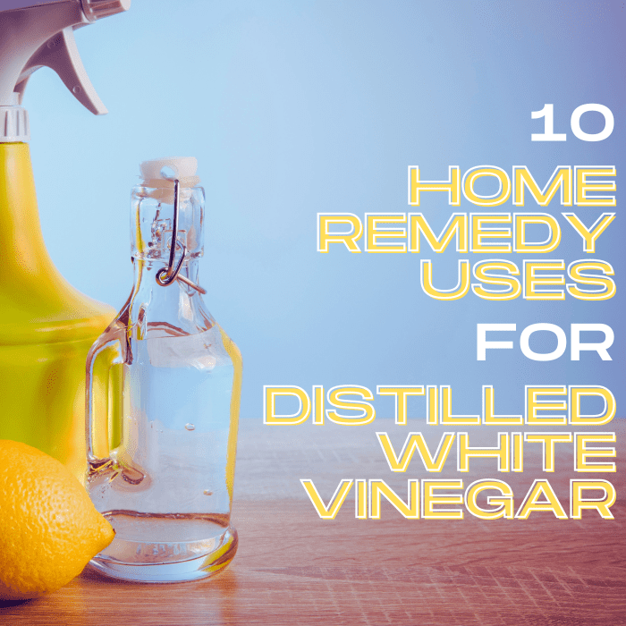 10 Home Remedy Uses for Distilled White Vinegar RemedyGrove