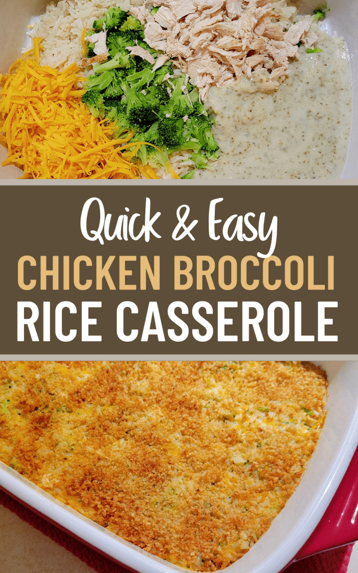 Quick and Easy Chicken Broccoli Rice Casserole - Delishably