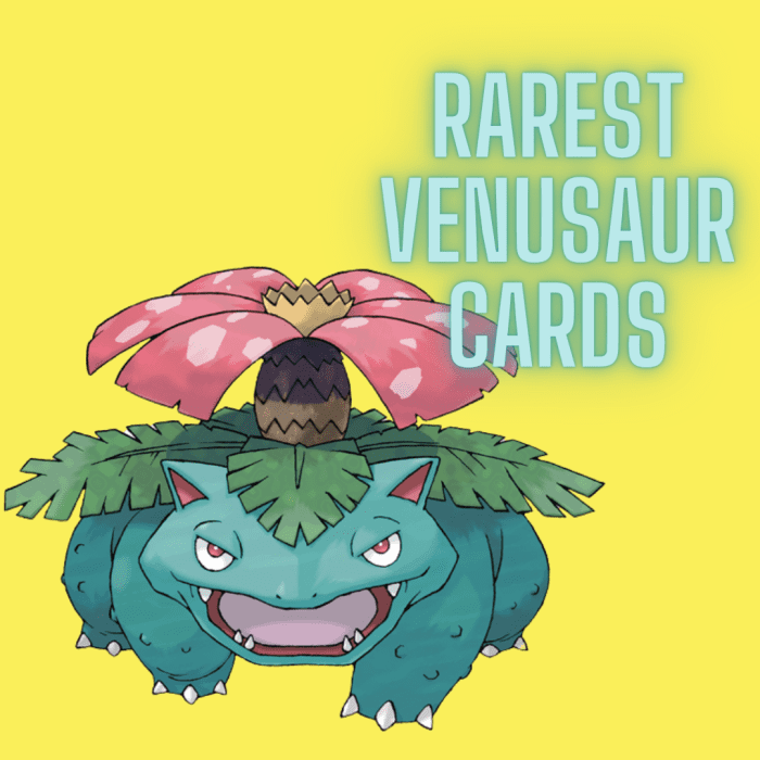 Pokémon TCG: 5 Of The Rarest And Most Valuable Venusaur Cards - HobbyLark