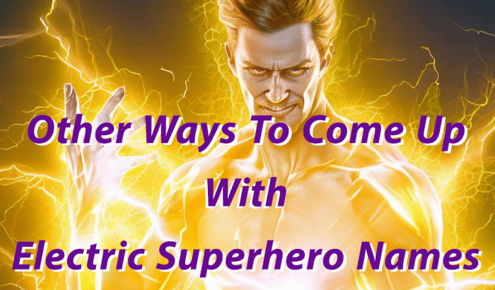 Electric Superhero Names Generator