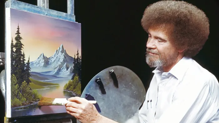 bob ross painting