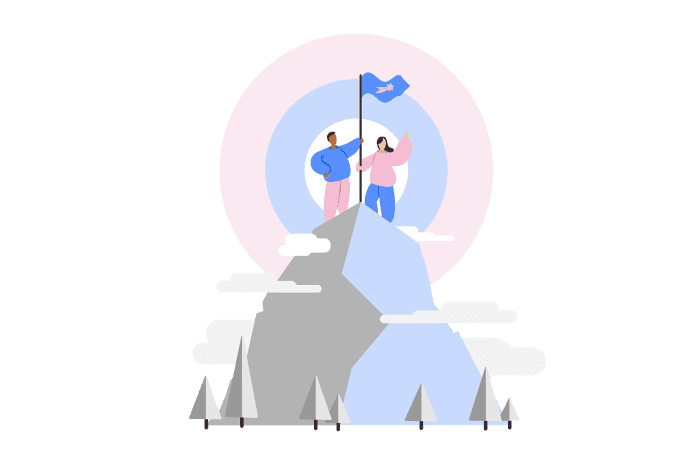 SMART goals can help you reach your goal in a step-by-step process, much like climbing a mountain.